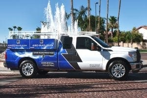 Vehicle wrap for AMS Electric