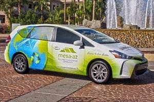 Vehicle wrap for City of Mesa Sustainability