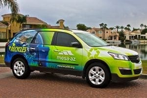 Vehicle wrap for City of Mesa