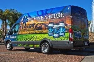 Vehicle wrap for Divine Nature