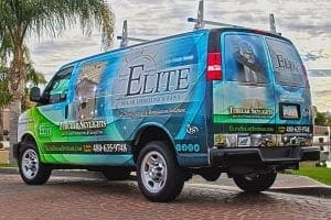 Vehicle wrap for Elite Solar