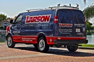 Vehicle wrap for Larson HVAC