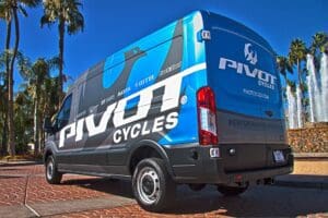 Vehicle wrap for Pivot Cycles