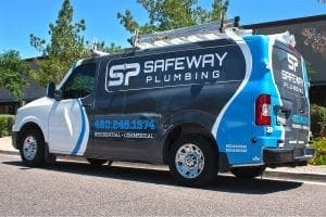 Vehicle wrap for Safeway Plumbing