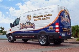 Vehicle wrap for The Lock Doc