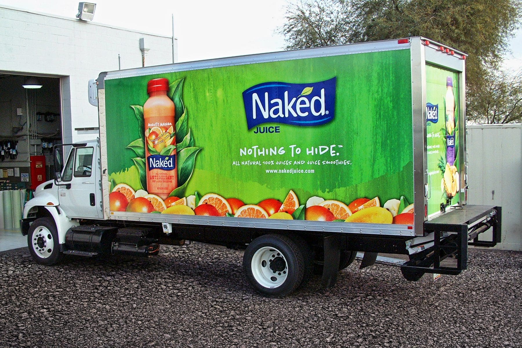 Naked Brand fleet wrap